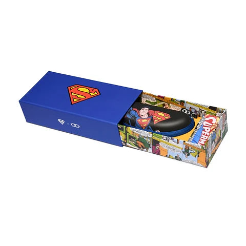 WB Superman X LK Sunglass Case Selvet CONTENTS: One Case One Selvet